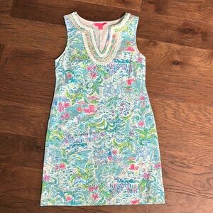 Lilly Pulitzer Blue and Pink Dress